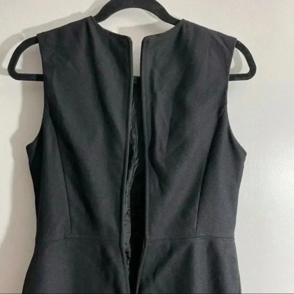 Stile Benetton black sleeveless wool blend a line dress Small - Picture 3 of 7